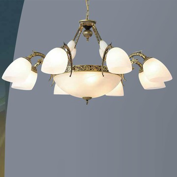 台灣大馬蹄玻璃造型吊燈 36-60641