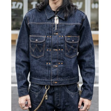原色牛仔外套 修身剪裁 已脫漿 18oz藍色赤耳丹寧 11MJ Raw Denim
