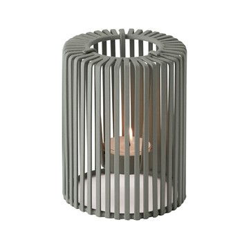 《Philippi》Oslo鋼製圓柱燭台(迷霧灰)