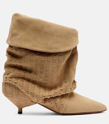 Isabel Marant Edrik 45 perforated suede ankle boots