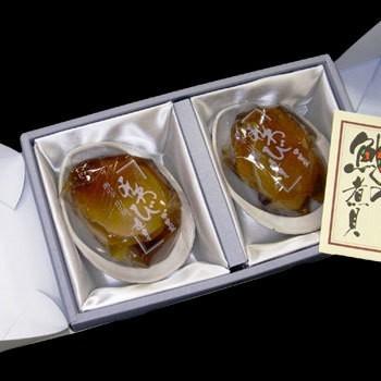 殻付きあわびの煮貝 2粒120g かいやの煮貝 「アワビ」「かいやの煮貝」「あわび」「ギフト」「お中元 お歳暮」 I-80