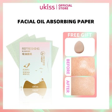 Ukiss 吸油紙潔面毛孔控油和除油包裝 (1 個包裝包括 100 件)