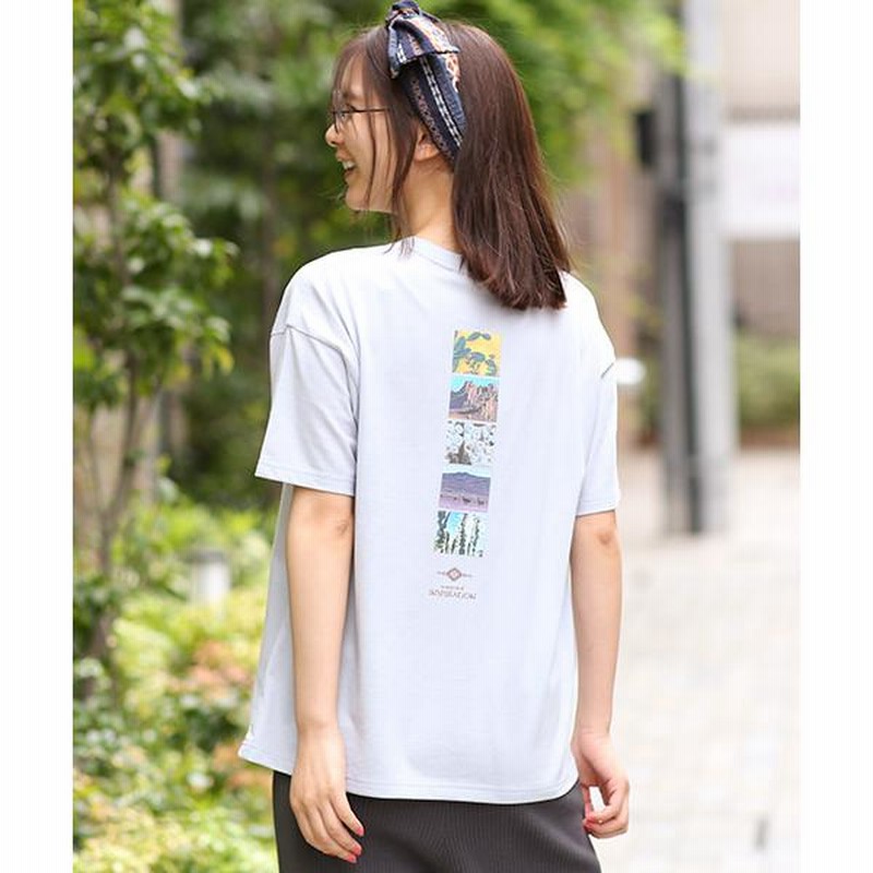 tシャツ A.N.L バックライン配色カットソー レディース エー・エヌ・エル A.N.L バックライン配色カットソー （オフ