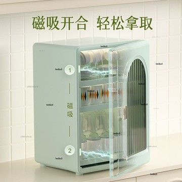 bwdkn5 桌上置物架 桌面收納架杯子置物架 瀝水杯架 咖啡杯架 杯子收納盒 奶瓶瀝水架 杯架多功能收納櫃 廚房置物架