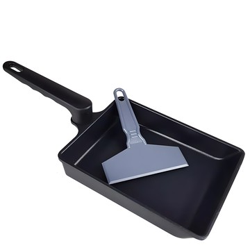 KitchenArt IH 電磁爐方形玉子燒鍋+鍋鏟組  1組  20cm