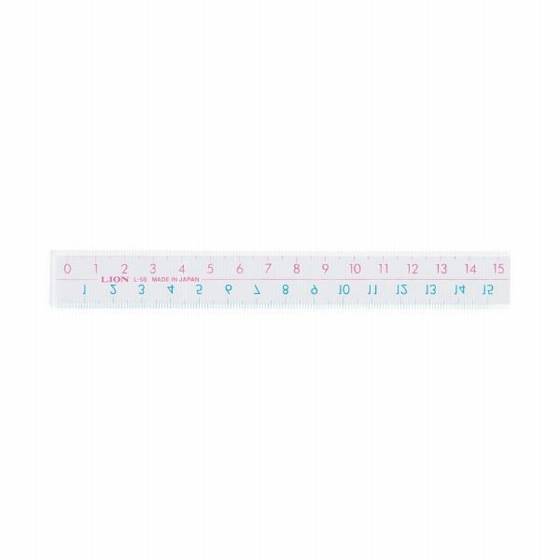 (まとめ) ライオン事務器 アクリル直線定規45cm A-15 1セット(10本