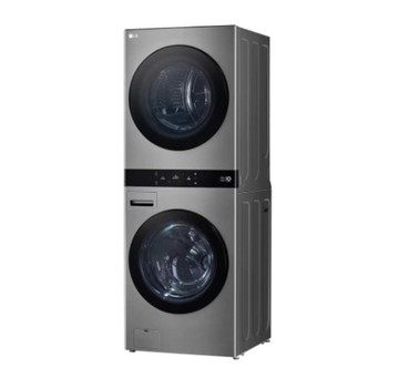 【LG 樂金】WD-S2220B 洗22公斤+乾20公斤 WashTower™ AI 智控洗乾衣機第二代-尊爵黑