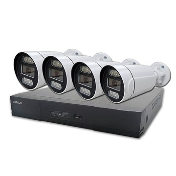 AVTECH AVTECH 4路4支套餐 500萬 DGD1005 4路監控主機 + 500萬 同軸聲音 槍型攝影機 店面監控 監視器套餐