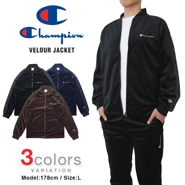 チャンピオン ジャケット CHAMPION トラックジャケット ベロア