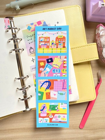 藝市日 四格連拍貼紙