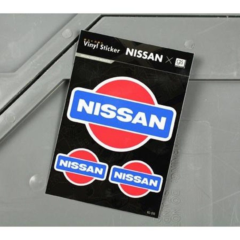 ステッカー 日産 ニッサン エンブレム アメリカン 車 おしゃれ かっこいい カーステッカー NISSAN 1970 3Pセット |  LINEショッピング