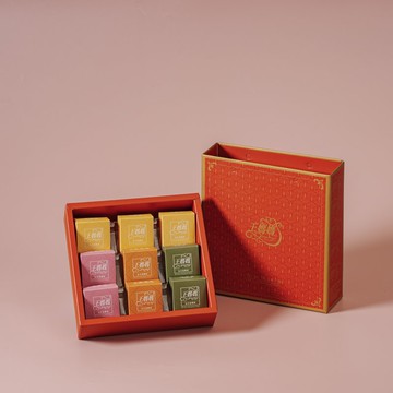 王媽媽四色禮盒鳳梨鳳凰土鳳梨抺茶9入