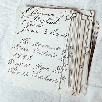 A5 米白復古手寫感仿舊紙張 (燙邊處理)