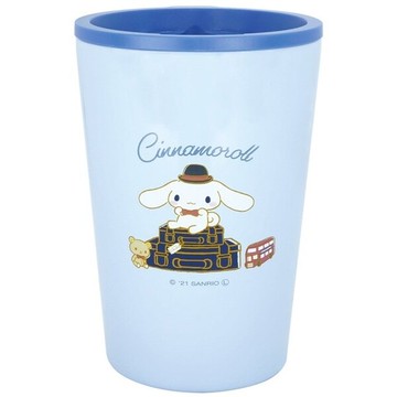 【震撼精品百貨】大耳狗_Cinnamoroll~日本SANRIO三麗鷗 不鏽鋼保溫隨行杯 420ml (藍行李箱款)*14021