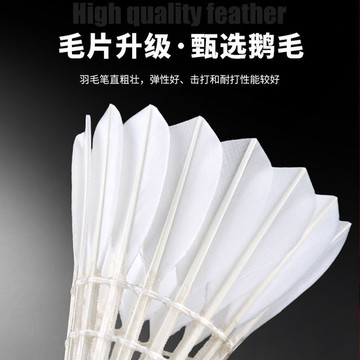 羽毛球💨台灣出貨 羽毛球比賽訓練用球D5飛行穩定耐打專業比賽鵝毛球