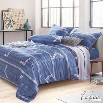 【FOCA瑪麗】單人 專利吸濕排汗天絲三件式兩用被床包組