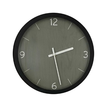 Umbra | 簡約木紋掛鐘(森灰30cm) | 時鐘