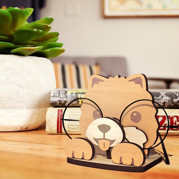 勤學博美眼鏡架(可加購客製化刻字)