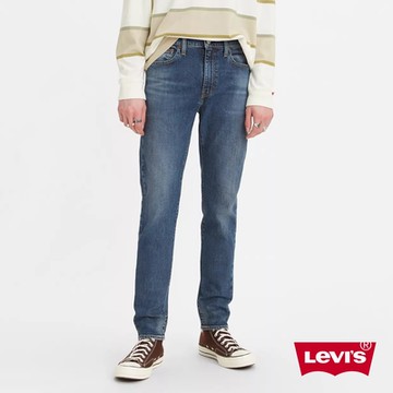 Levis 男款 510中腰緊身窄管牛仔褲 / 精工中藍染石洗 / 天絲棉 / 彈性布料