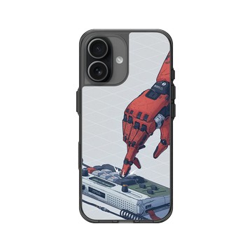 iPhone 17 Clear (相機按鈕) 酷墨灰 - Davey Perkins - MX-76