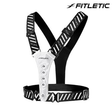 Fitletic LUMI Vest 輕量跑步LED反光背心 (單一尺寸) 黑色｜跑步背心 夜跑 安全背心 USB充電