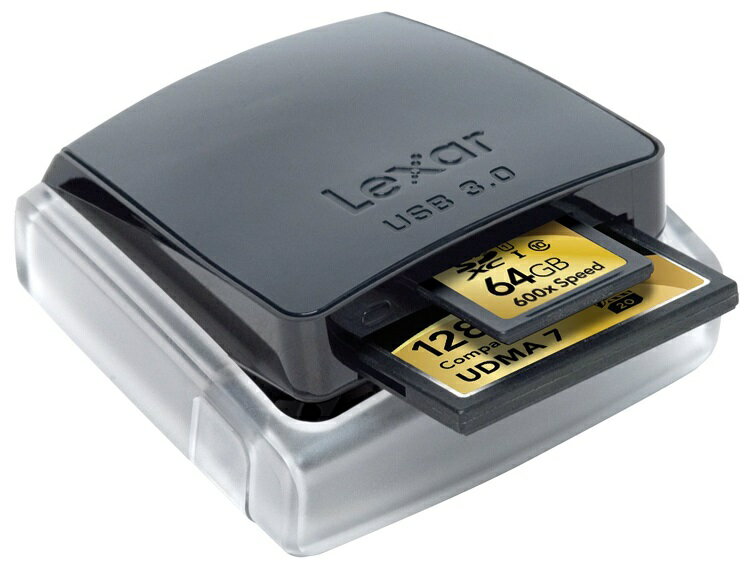 ::bonJOIE:: 美國進口 Lexar Dual Slot 原廠雙槽讀卡機 CF SDHC SDXC UHS-1 USB3.0 USB 3.0 Reader Professional LRW307URBNA