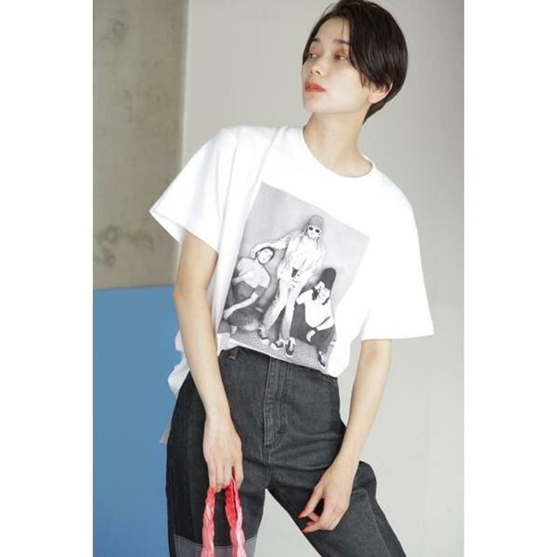 ROSE BUD / ローズ バッド NIRVANAプリントTシャツ | LINEショッピング