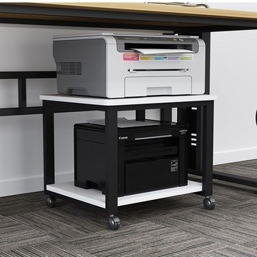 熱銷 附發票 【穩固不易倒】打印機架移動小冰箱放置架雙層收納整理辦公室小型家用打印機架子【全館特惠 PPW1234】