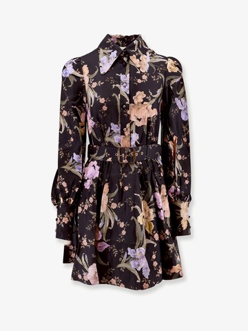 Silk dress with belt - ZIMMERMANN - gender_Woman