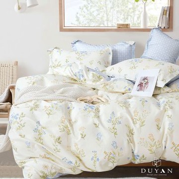 【DUYAN 竹漾】精梳純棉單人床包二件組 / 春曉綠茵 台灣製