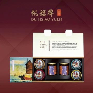 帆船牌輕巧4入+純。油蔥禮盒（正宗台南度小月本舖出品）(純。油蔥有效期限:2027.04.22)