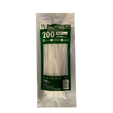 3.6x200/本色尼龍束帶100入