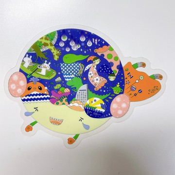 mimitofu's emotion planet 4號外星人大貼紙 (No.12 萬聖節)