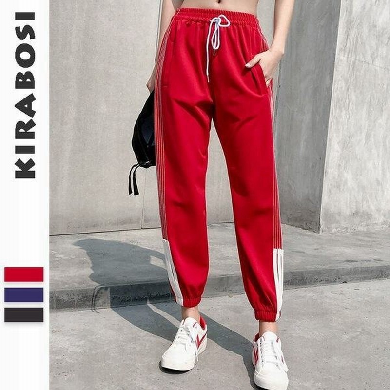 ボーイフレンドパンツ レディース ジョガーパンツ カッコいい 春夏 ボトムス スポーツ カジュアルパンツ 人気 運動着 スポーツジョガーパンツ 通販 Lineポイント最大get Lineショッピング