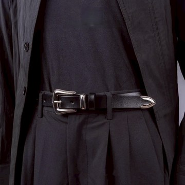 男女簡約黑帶,時尚潮流款式,街頭裝飾帶