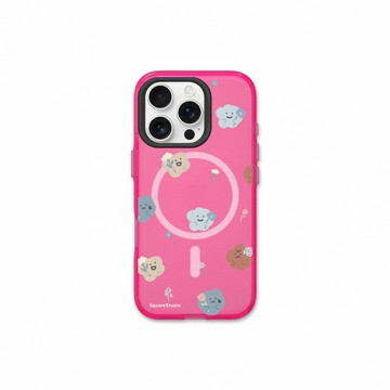 RHINOSHIELD iPhone 16/Plus/Pro/Pro Max JellyTint 磁吸透明防摔手機殼｜相機鍵按鈕版｜方坊-小花喜怒哀樂