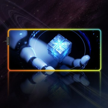 專供LED發光鼠標墊大號批發電競rgb鼠標墊璀璨星空游戲鍵盤墊【Snowbelle優選】
