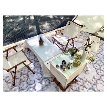 CampAnimal 走露吧 法式雛菊地墊  360 × 300cm  薄款