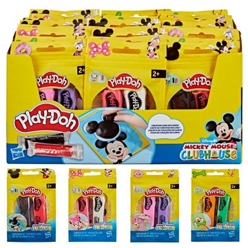 【孩之寶 Hasbro】 培樂多Play-Doh Disney Junior系列 角色迷你創作組 隨機出貨