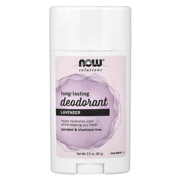 NOW Foods, Solutions 長效淨味棒，清新薰衣花草味，2.2 盎司（62 克）