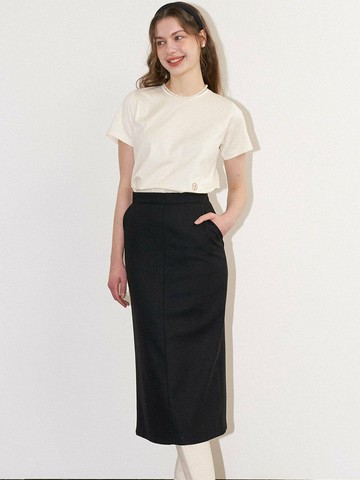 Slim Fit Embroidered Short-Sleeved T-Shirt OH3XE14