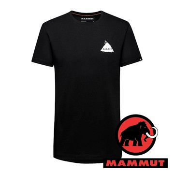 【MAMMUT 長毛象】Massone 男短袖圓領T恤『黑』1017-05200 戶外 露營 登山 夏季 排汗 舒適