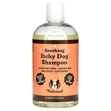 Natural Dog Company, 緩解瘙癢狗洗髮水，12 盎司（355 毫升）