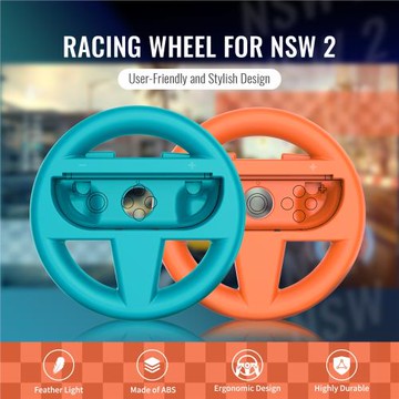 Switch2手柄方向盤套件NS2方向盤套裝外殼不含手柄JOYCON變方向盤