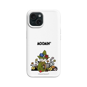 iPhone 15 SolidX 白 - Moomin - 史力奇Snufkin