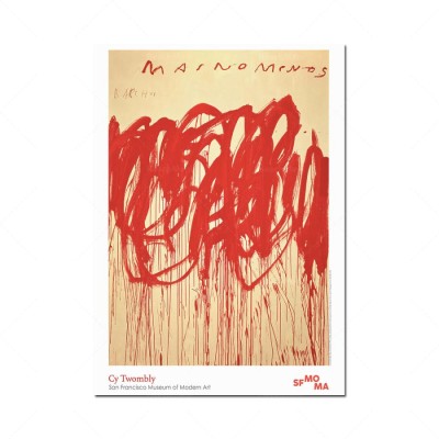 ポスター サイ トゥオンブリー Cy Twombly キャンバス アート イラスト