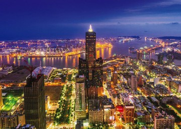 HC - 臺灣製520片拼圖  高雄天際線 520J-065