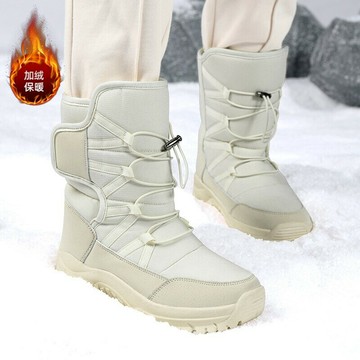 雪地靴女刷毛加厚零下防寒厚底防水東北棉鞋冬季2024年新款