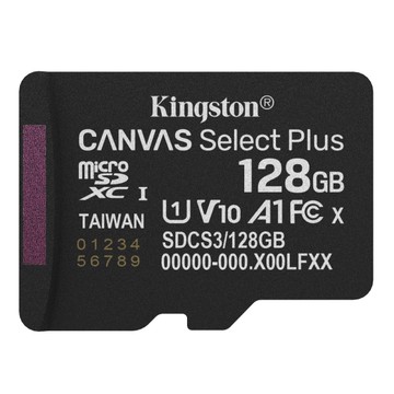 金士頓 KINGSTON SDCS3 128G Canvas Select Plus 128GB U1 A1 V10 記憶卡
