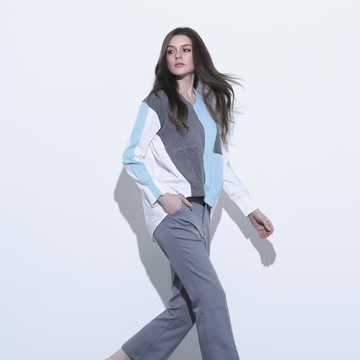 【PANGCHI 龐吉】前短後長拼接設計感上衣(2423281/31/41)